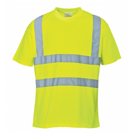 Portwest S478 S478YERS Hi-Vis Regular Fit T Shirt - Yellow