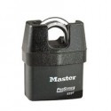 Master Lock 6327 Solid Iron Shrouded High Security Pro Series Rekeyable Padlock 2-5/8" (67mm)