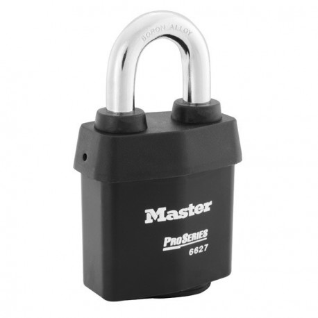 Master Lock 6627 NR LH D03 KA 1KEY 6627 Pro Series Key-in-Knob Padlock - Weather Tough