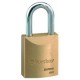 Master Lock 6852 LJ WCS LZ3 4KEY 6852 Pro Series Key-in-Knob Door Key Solid Brass Padlock