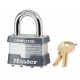 Master Lock 21 N KD W81 1KEY 21 Rekeyable Laminated Steel Padlock 1-3/4" (44mm)