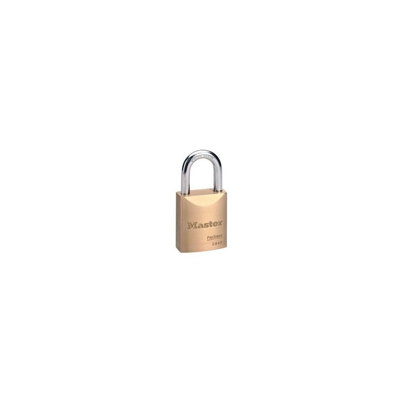 Master Lock 6840 Solid Brass Pro Series Rekeyable Padlocks 1-3/4