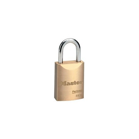 Master Lock 6830 KAMK CN W17 3KEY LZ4 6830 Solid Brass Pro Series Rekeyable Padlocks 1-9/16" (40mm)