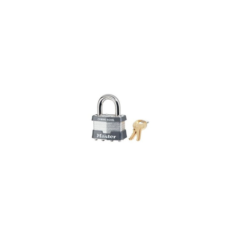 Master Lock 81 Non-Rekeyable Laminated Steel Pin Tumbler Padlock 1-3/4
