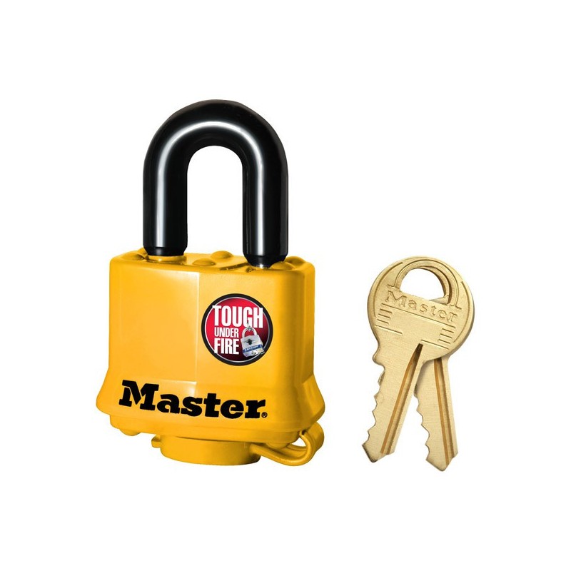Master Lock 315 Non-Rekeyable Covered Laminated Steel Padlock 1-9/16