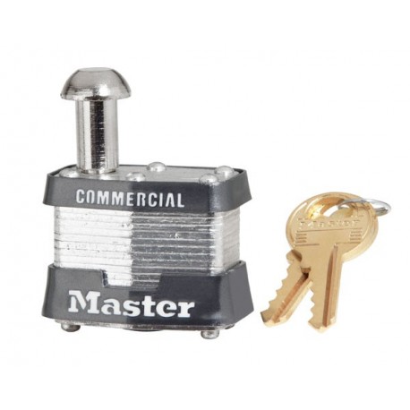 Master Lock 443LE KAMK WP4 NOKEY 443 Non-Rekeyable Vending and Meter Padlock 1-9/16" (40mm)