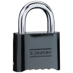 Master Lock 178BLK Set-Your-Own Combination Padlock (Black)