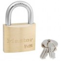 Master Lock 4140KA Keyed Alike Economy Brass Series Padlock 1-1/2" (38mm)