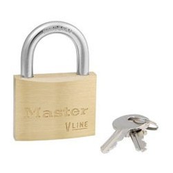 Master Lock 4150KA Keyed Alike Economy Brass Series Padlock 1-7/8" (48mm)