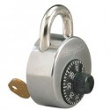 Master Lock 2010S  High Security Combination Padlock, Control key feature, B: short 1/2in (13mm) shackle height