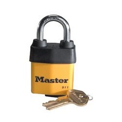 Master Lock 911DPF Rekeyable Weather Resistant Laminated Steel Padlock 1-9/16" (40mm)