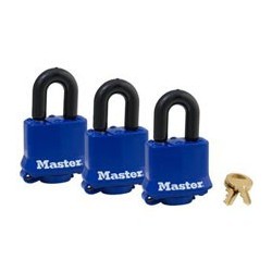 Master Lock 312TRI Weather Resistant Steel Padlocks