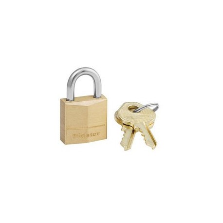 Master Lock 120T 120, 330-588, 3/4" Wide Brass Body Padlock