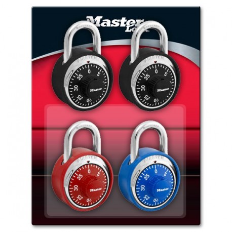 Master Lock 1503DCOV Combination Padlock (Assorted Dial Colors)