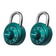 Master Lock 1530T Anodized Combination Padlock (2-pack)