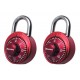 Master Lock 1530T Anodized Combination Padlock (2-pack)