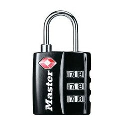 Master Lock 4680DBLK TSA-Accepted Padlock - Set-Your-Own-Combination