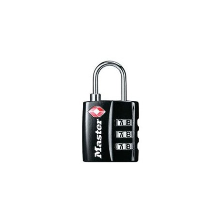 Master Lock 4680DBLK 4680D TSA-Accepted Padlock - Set-Your-Own-Combination
