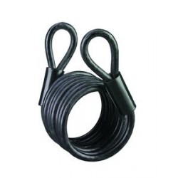 Master Lock 61DAT 6' Self Coiling Black Cable