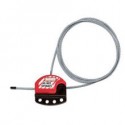 Master Lock S806CBL3 Adjustable Cable Lockout