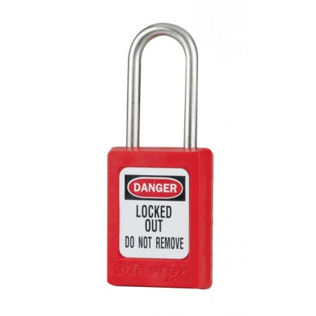 Master Lock S31 Lightweight Thermoplastic Padlock, Zenex Key Retaining