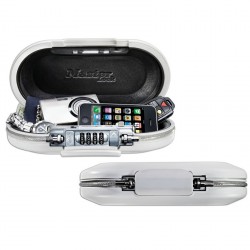 Master Lock 5900DWHT Portable Personal Safe (White)