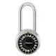 Master Lock 1572 Letter Lock Combination Padlock with Chart