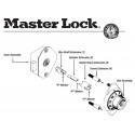 Master Lock 1654-0320 Locker Lock Extension Kit