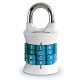 Master Lock 1535DWD Password Set-Your-Own Combination Padlock - White Body