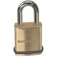 Schlage KS23/43 Portable Security Brass Padlock, Conventional 6-Pin Cylinder, Keyed Different