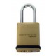 Schlage KS23/43 Portable Security Brass Padlock, Less Conventional Cylinder