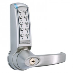 Codelocks CL4000 Series Electronic Tubular Latchbolt Push Button Medium Duty Door Lock, For Door Thickness-1-3/8" - 2-3/8"