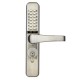 Codelocks CL460 Mechanical Lock for Narrow Stile Doors,Finish- Stainless Steel, For Door Thickness-1-3/4" - 2-3/16"