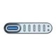 Codelocks KL1004 KL1004SGLH Electronic KitLock Locker Lock Custom Packed with 3/8" Spindle, to fit 1/4" Thick Material, Finish-Silver Grey