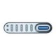 Codelocks KL1007 Electronic Kitlock Locker Lock Custom Packed with 1-1/8" Spindle, to fit 1" Thick Material