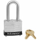 Master Lock 3 Laminated Steel Padlock (40mm), With Colored Bumper