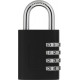 Abus 158/45 KC B Zinc Die Cast Side 4-Dial Resettable Key Control Combo Lock