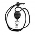Key-Bak 0KB1-0A41 Sidekick Retractable Key Chain & Badge Lanyard with Twist-Free Clear I.D. Badge Holder