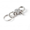  0309-904 Trigger and Bolt Snap Key Ring, Nickel-plated
