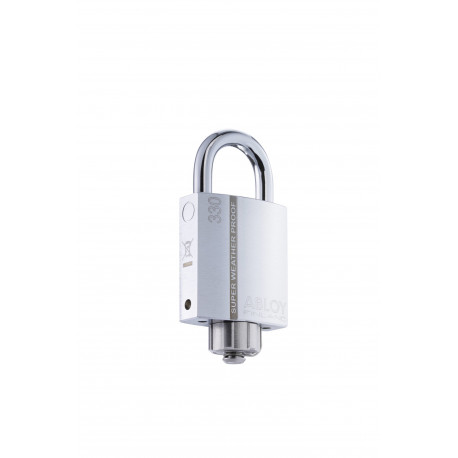 Abloy Sentry PLM330B Brass Padlock with Sealed Shackle and Weather Seal Cap