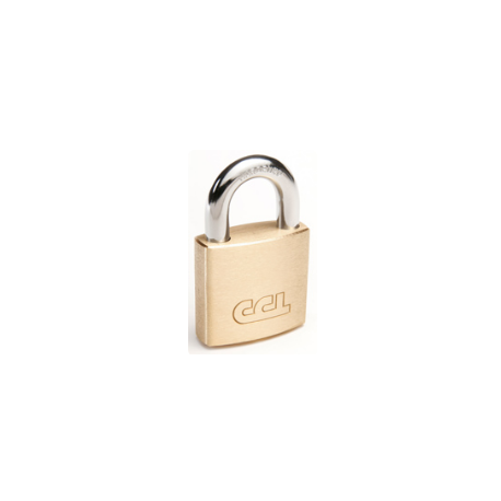 CCL 0906501 906 Series 1-1/3" Padlock, Pin Tumbler, Shackle Boday- Brass