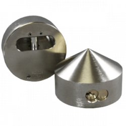 Paclock FSIC-2177 Hardened Steel Padlock  w/ 13/32" Shackle Diameter, Compatible w/ 6-Pin Corbin Schlage