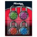 Master Lock 1505D, Combination Padlock (Assorted Dial Colors)