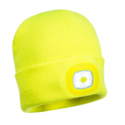 Portwest B028GRR Rechargeable Twin LED Beanie