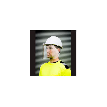 Portwest CV14CLR 300m APET Helmet Screen (100), Color-Clear