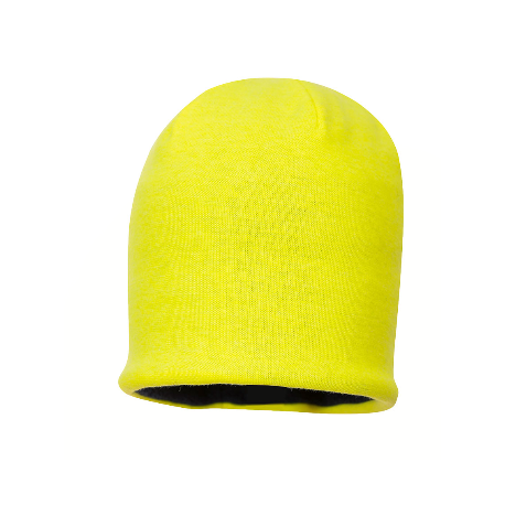 Portwest FR17YER FR Hi-Vis Knitted Hat, Color-Yallow