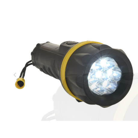 Portwest PA60YBR 7 LED Rubber Torch, Color- Yellow