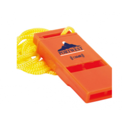 Portwest PA99ORR 120db Safety Whistle (Pk20), Color-Orange