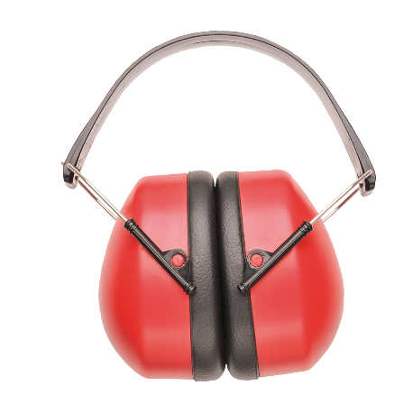 Portwest PW41RER Super Ear Muffs EN352, Color- Red