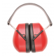 Portwest PW42RER ClipOn Ear Muffs EN352, Color- Red